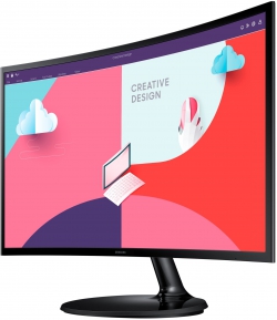Монітор Samsung 23.8" S24C360E D-Sub, HDMI, VA, 75Hz, 4ms, CURVED LS24C360EAIXCI