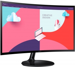 Монітор Samsung 23.8" S24C360E D-Sub, HDMI, VA, 75Hz, 4ms, CURVED LS24C360EAIXCI