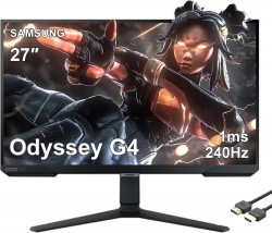 Монитор Samsung 27" Odyssey G4 S27BG400EI 2*HDMI, DP,, IPS, 240Hz, 1ms LS27BG400EIXUA
