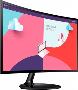 Монітор Samsung 27" S27C360E D-Sub, HDMI, VA, 75Hz, 4ms, CURVED LS27C360EAIXCI
