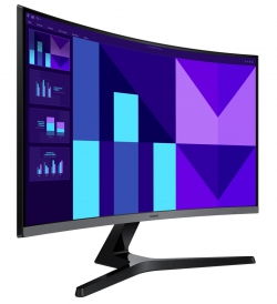 Монітор Samsung 27" S27D390 D-Sub, HDMI, VA, 100Hz, 4ms, CURVED LS27D390GAIXCI