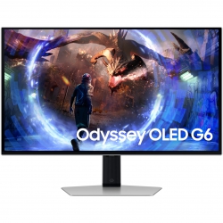 Монітор Samsung 27" G60SD HDMI, DP, USB, OLED, 2560x1440, 360Hz, 0.3ms. FreeSync Premium Pro LS27DG600SIXCI