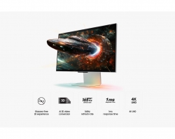 Монитор Samsung 27" Odyssey 3D G90XF HDMI, DP, USB, MM, IPS, 3840x2160, 165Hz, 1ms LS27FG900XIXCI
