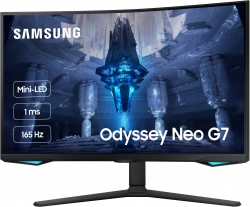 Монітор Samsung 32" Odyssey Neo G7 S32BG752 2xHDMI, DP, USB, BT, VA, 3840x2160, 165Hz, 1ms, CURVED LS32BG752NIXCI