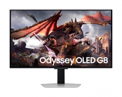Монитор Samsung 32" Odyssey G80SD HDMI, DP, USB, Bluetooth, OLED, 3840x2160, 240Hz, 0.3ms, G-Sync Compatible LS32DG800SZXUA