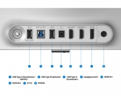 Монітор Samsung 32" Odyssey G81SF HDMI, DP, USB-C, Bluetooth, VA, 3840x2160, 240Hz, 0,03ms LS32FG812SIXUA