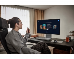 Монитор Samsung 32"S32FM902 HDMI, USB, Bluetooth, MM, OLED, 3840x2160, 165Hz, 0.03ms, HDR10+ LS32FM902SIXUA