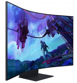 Монитор Samsung 55" Odyssey ARK 2nd Gen. G97NC HDMI, DP, USB, BT, MM, VA, 3840x2160, 165Hz, 1ms, CURVED, Quantum HDR 32x LS55CG97WNIXUA