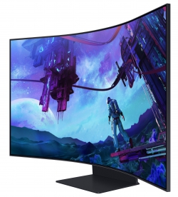 Монитор Samsung 55" Odyssey ARK 2nd Gen. G97NC HDMI, DP, USB, BT, MM, VA, 3840x2160, 165Hz, 1ms, CURVED, Quantum HDR 32x LS55CG97WNIXUA