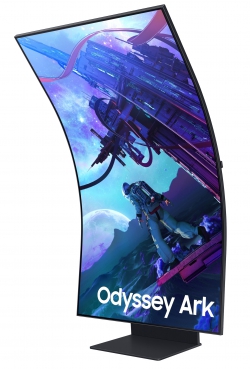 Монитор Samsung 55" Odyssey ARK 2nd Gen. G97NC HDMI, DP, USB, BT, MM, VA, 3840x2160, 165Hz, 1ms, CURVED, Quantum HDR 32x LS55CG97WNIXUA