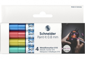 Набор маркеров металлик Paint-It 0,8 мм 4 шт. SCHNEIDER ML01011502