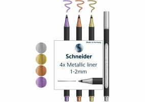 Набор лайнеров металлик Schneider Paint-It 1-2 мм 4 шт. ML02011501