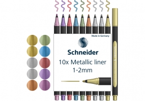Набор лайнеров металлик Schneider Paint-It 1-2 мм 10 шт. ML02011503