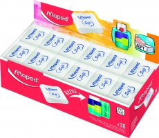 Резинка ESSENTIALS SOFT MEDIUM, дисплей Maped MP.049411