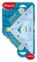 Кутник UNBREAKABLE 45гр/210мм (гіпотенуза) пластик, блістер Maped MP.244421
