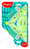 Кутник UNBREAKABLE 45гр/210мм (гіпотенуза) пластик, блістер Maped MP.244421