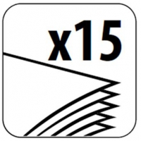 Степлер компактний ESSENTIALS METAL, металевий, 15л., (скоби №10), чорний Maped MP.352611