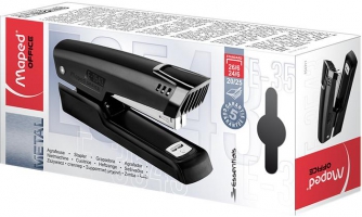 Степлер настольный ESSENTIALS METAL, металлический, 25л., (скобы №24/6; 26/6), черный Maped MP.354311