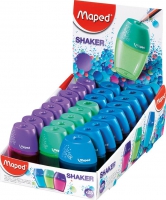 Чинка з контейнером SHAKER, 1 отв., дисплей, асорті Maped MP.534753