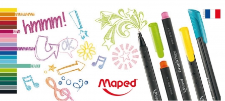 Лайнер GRAPH PEPS 0,4мм, синій Maped MP.749120