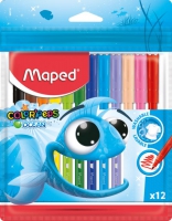Фломастери COLOR PEPS Ocean, 12 кольор. Maped MP.845720