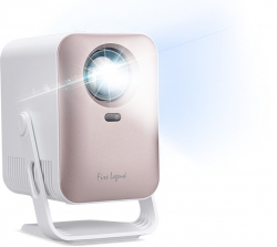 Проєктор AOpen QH31s HD, 150 lm, LED, 1.36, WiFi, рожевий, Whale TV MR.JYQ11.001