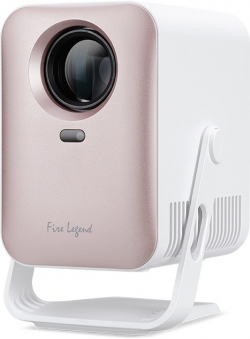 Проєктор AOpen QH31s HD, 150 lm, LED, 1.36, WiFi, рожевий, Whale TV MR.JYQ11.001