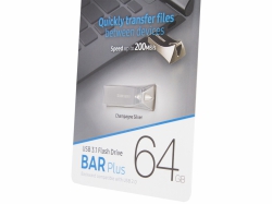 Накопичувач Samsung  64GB USB 3.1 Type-C Bar Plus  Сріблий MUF-64BE3/APC