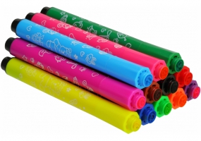 Фломастери-штампи Jumbo, 12 кольорів та форм MAXI MX15227