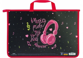 Портфель пластиковый на молнии My Unicorn MAXI MX30001-04