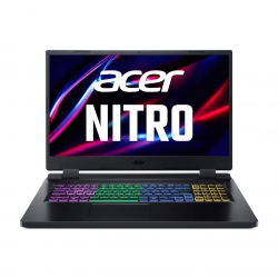 Ноутбук Acer Nitro 5 AN517-55 17.3" FHD IPS, Intel i7-12650H, 16GB, F1TB, NVD4060-8, Lin, черный NH.QLFEU.007