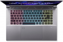 Ноутбук Acer Predator Triton Neo 16 PTN16-51 16" 3.2K WQXGA IPS, Intel U9-185H, 32GB, F1TB, NVD4070-8, Win11, серебристый NH.QPPEU.005