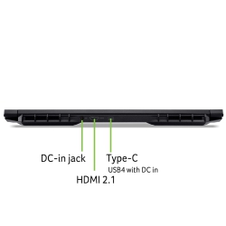 Ноутбук Acer Nitro V 17 ANV17-41 17.3" FHD IPS, AMD R7-260, 32GB, F1TB, NVD5060-8, Lin, чорний NH.QYVEU.006
