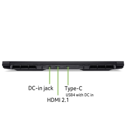 Ноутбук Acer Nitro V 16 ANV16-42 16" WUXGA IPS, AMD R5-240, 16GB, F1TB, NVD5060-8, Lin, черный NH.U1GEU.003
