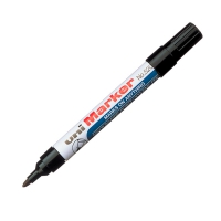 Маркер uni MARKER, 1-3мм, черный Uni NO.520F SHRINK BLACK