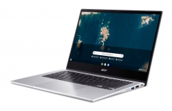 Ноутбук Acer Chromebook Spin CP314-1HN 14" FHD IPS Touch, Intel P N6000, 8GB, F128GB, UMA, ChromeOS, серебристый NX.AZ3EU.002