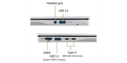 Ноутбук Acer Swift 14 AI SF14-61T 14" WUXGA IPS, AMD R9-365, 16GB, F512GB, UMA, Win11, серебристый NX.J1CEU.001