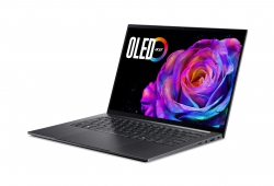 Ноутбук Acer Swift X 14 SFX14-73G 14.5" 2.8K OLED, Intel U7-255H, 16GB, F1TB, NVD5050-8, Win11, серый NX.J83EU.003