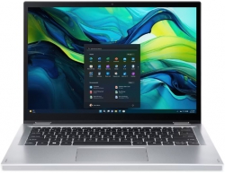 Ноутбук Acer Aspire Go Spin AGSP14-31PT 14" WUXGA IPS Touch, Intel 3-N355, 16GB, F512GB, UMA, Lin, серебристый NX.JBEEU.001