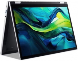 Ноутбук Acer Aspire Go Spin AGSP14-31PT 14" WUXGA IPS Touch, Intel 3-N355, 16GB, F512GB, UMA, Lin, серебристый NX.JBEEU.001