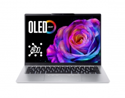 Ноутбук Acer Swift Go 14 SFG14-74 14" WUXGA OLED, Intel U9-285H, 32GB, F1TB, UMA, Win11, сріблястий NX.JCWEU.003