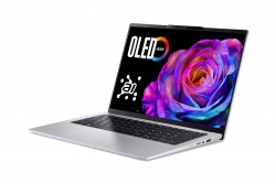 Ноутбук Acer Swift Go 14 SFG14-74 14" WUXGA OLED, Intel U7-255H, 16GB, F1TB, UMA, Win11, сріблястий NX.JCWEU.005