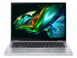 Ноутбук Acer Aspire 3 Spin 14 A3SP14-31PT 14" WUXGA IPS Touch, Intel P N200, 8GB, F256GB, UMA, Lin, сріблястий NX.KENEU.004