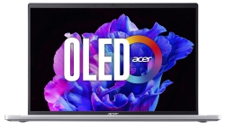 Ноутбук Acer Swift Go 14 SFG14-71 14" 2.8K OLED, Intel i7-13700H, 16GB, F1TB, UMA, Win11, серебристый NX.KF1EU.002
