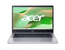 Ноутбук Acer Chromebook CB314-4H 14" FHD IPS, Intel C N100, 8GB, F128GB, UMA, ChromeOS, серебристый NX.KNBEU.001