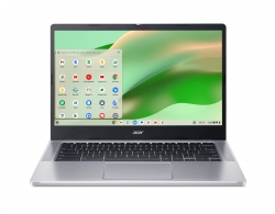Ноутбук Acer Chromebook CB314-4H 14" FHD IPS, Intel C N100, 8GB, F128GB, UMA, ChromeOS, серебристый NX.KNBEU.001