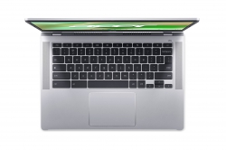 Ноутбук Acer Chromebook CB314-4H 14" FHD IPS, Intel C N100, 8GB, F128GB, UMA, ChromeOS, серебристый NX.KNBEU.001