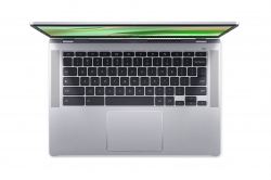 Ноутбук Acer Chromebook CB314-4H 14" FHD IPS, Intel i3-N305, 8GB, F512GB, UMA, ChromeOS, серебристый NX.KQDEU.003