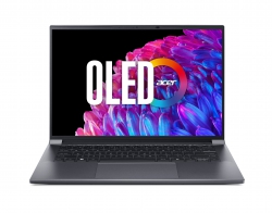 Ноутбук Acer Swift X SFX14-72G 14.5" 2.8K OLED, Intel U7-155H, 32GB, F1TB, NVD4060-8, Win11, серый NX.KR8EU.003
