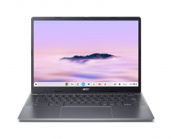 Ноутбук Acer Chromebook Plus CB514-4H 14" FHD IPS, Intel i3-N305, 8GB, F512GB, UMA, ChromeOS, серый NX.KUZEU.001